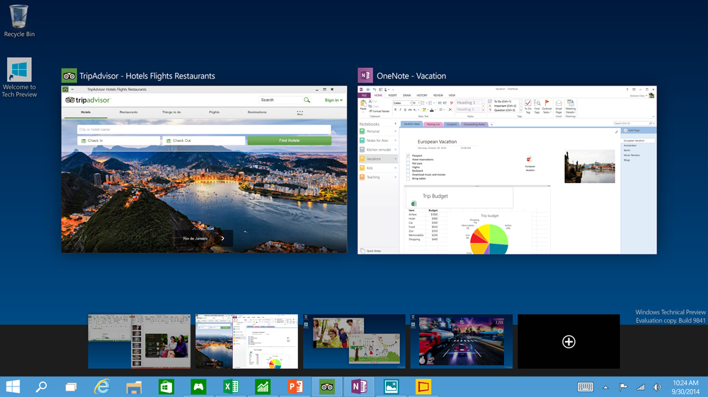 Microsoft Unveils Windows 10, Technical Preview Will Be Available Tomorrow [Images]