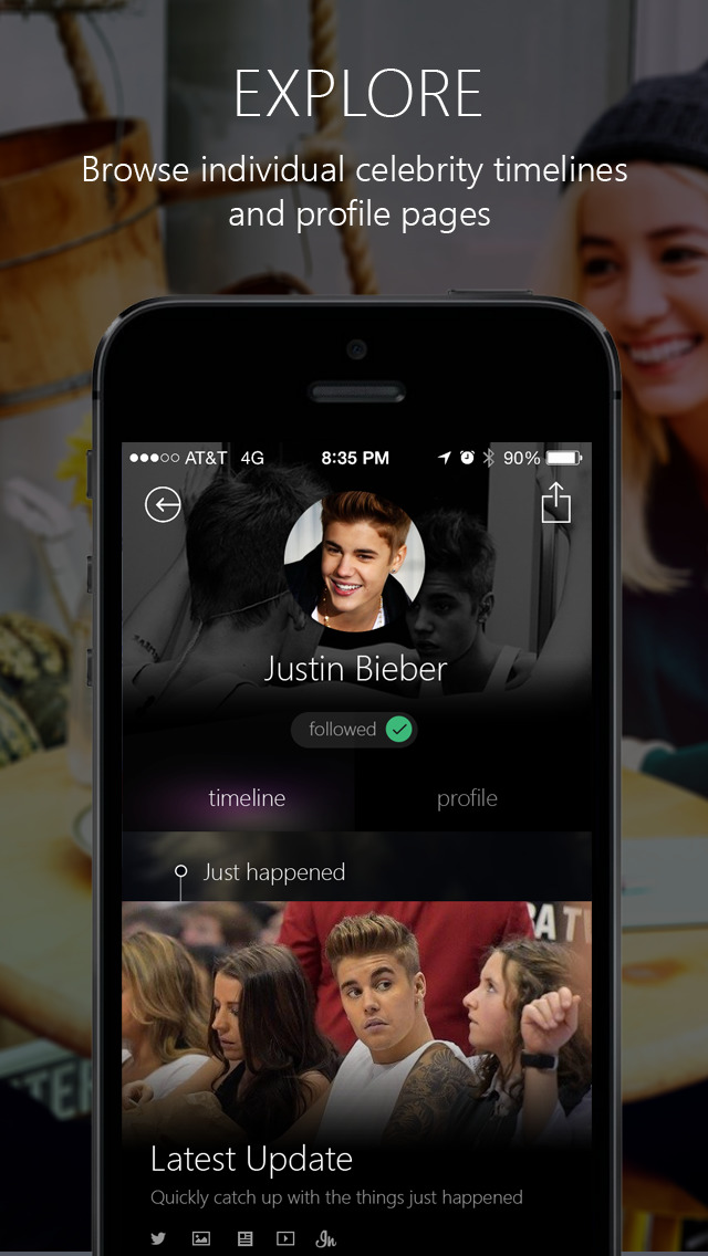 Microsoft Updates Its SNIPP3T Celebrity News App With Brand New UX Layout