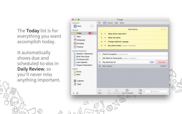 Things for Mac Gets OS X Yosemite Support, Handoff Support, Today Widget, Extensions, More