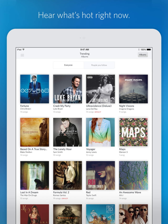 Rdio Music App Gets Updated With iOS 8 and CarPlay Support, Interactive Notifications
