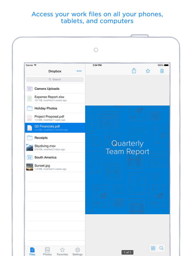 Dropbox for iOS Gets Support for Touch ID, iPhone 6 and iPhone 6 Plus