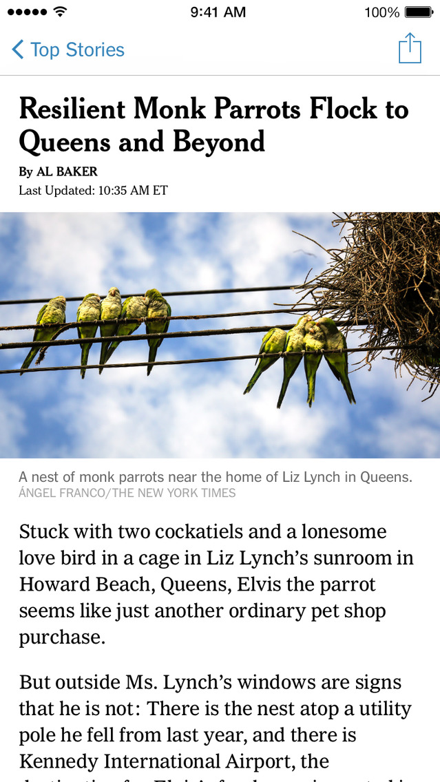 NYTimes App Gets Handoff Support, Improvements to Saving Articles