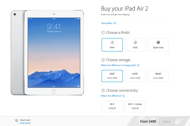 Apple Begins In-Store Sales of the iPad Air 2, iPad Mini 3