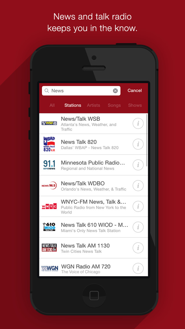 iHeartRadio App Gets Updated With Today Widget, Apple CarPlay Support