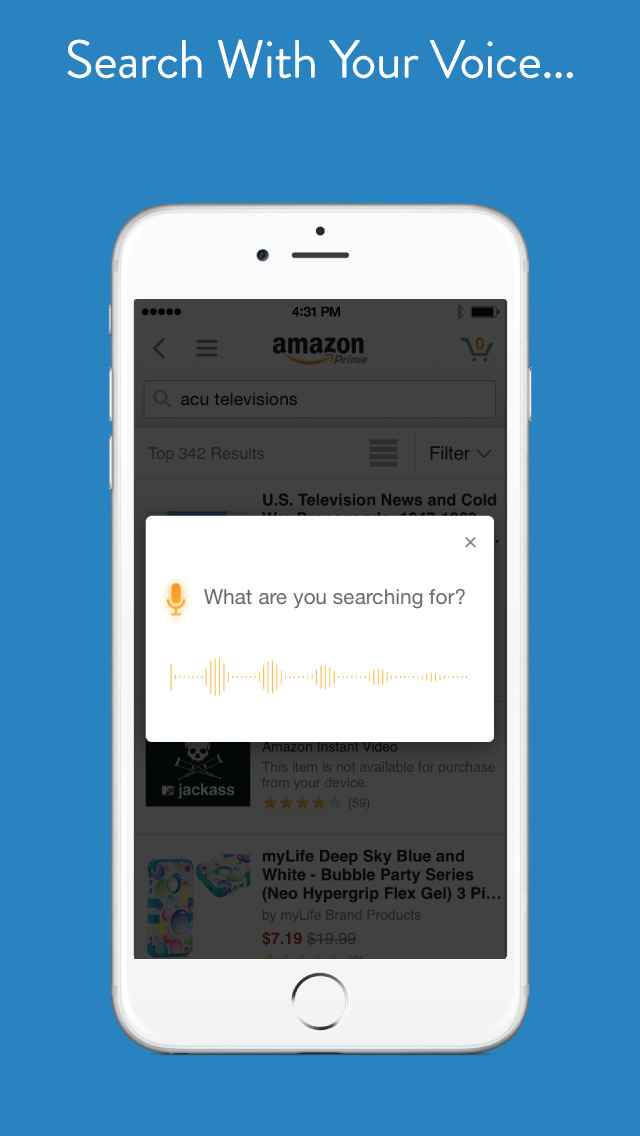 Amazon App Gets iPhone 6 and iPhone 6 Plus Support, Voice Search, More