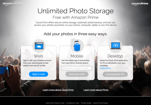 Amazon Offers Free Unlimited Photo Storage to Prime Members with Prime Photos