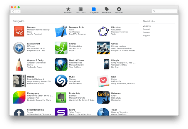 Apple Rolling Out Redesigned Mac App Store for OS X Yosemite