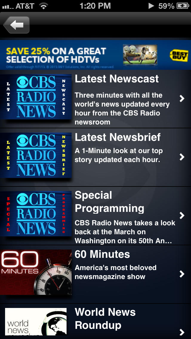 CBS Radio News App Now Supports Apple CarPlay
