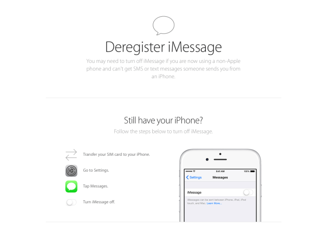 New Apple Tool Lets You Deregister Your Phone Number From iMessage