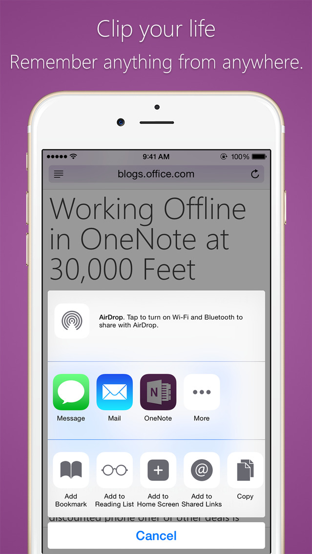 Microsoft OneNote for iPhone Now Supports Background Sync