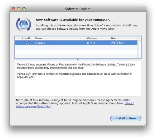Apple publica iTunes 8.2.1, el cual rompe la sincronización con Palm Pre
