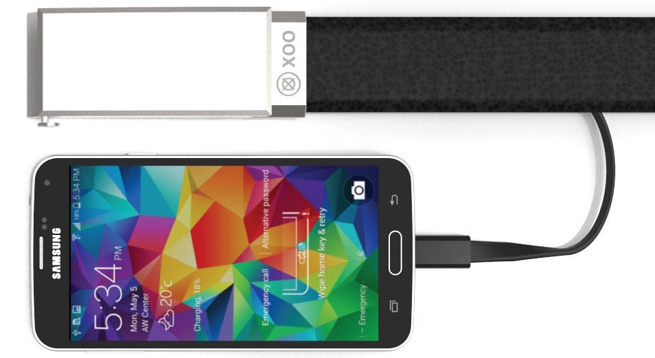 Nifty XOO Belt Features Built-In Battery to Charge Your iPhone [Indiegogo]