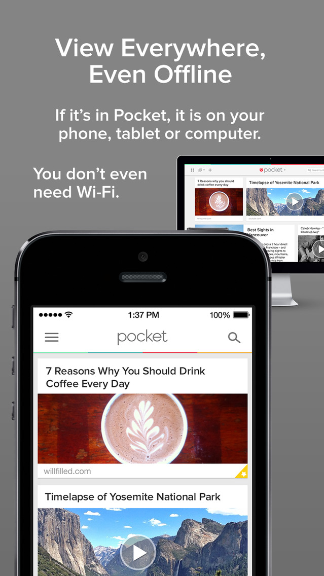 Pocket App Gets Support for Dynamic Type and 1Password, Share Extension Improvements