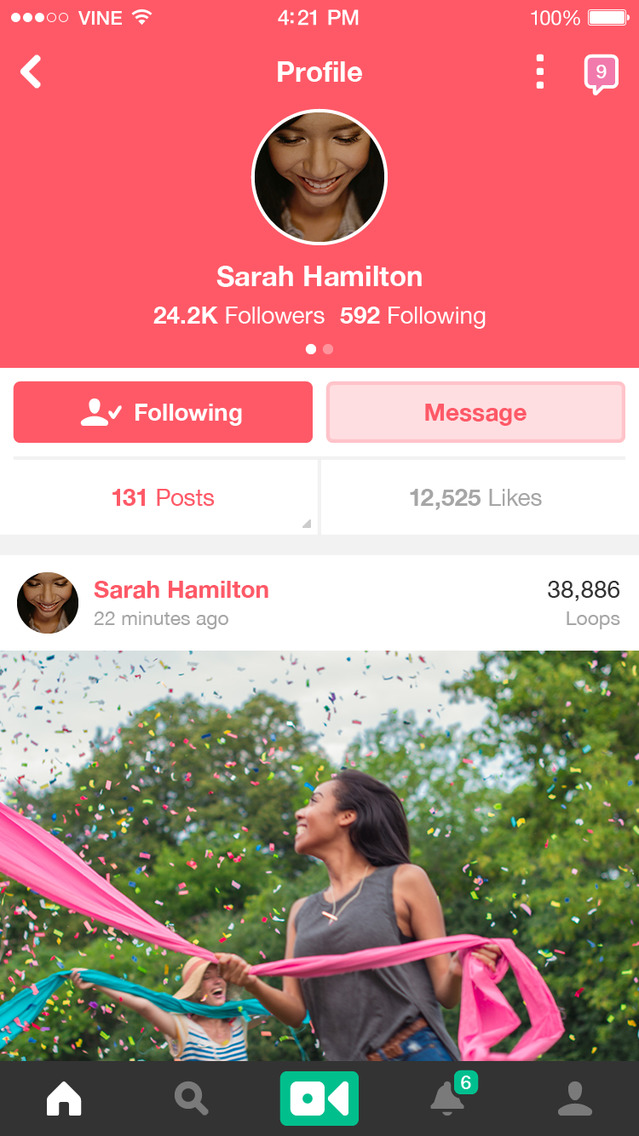 Vine App Now Lets You Get Notifications From Your Favorite Accounts