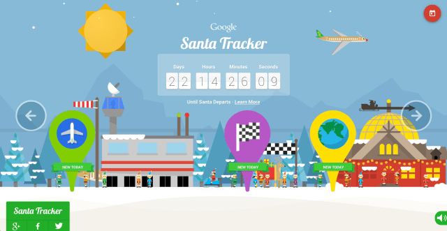 Google&#039;s Santa Tracker is Now Live