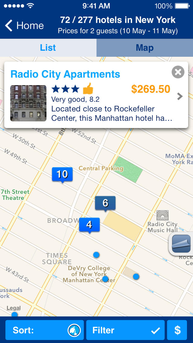 Booking.com App Gets Optimized for iPhone 6, iPhone 6 Plus