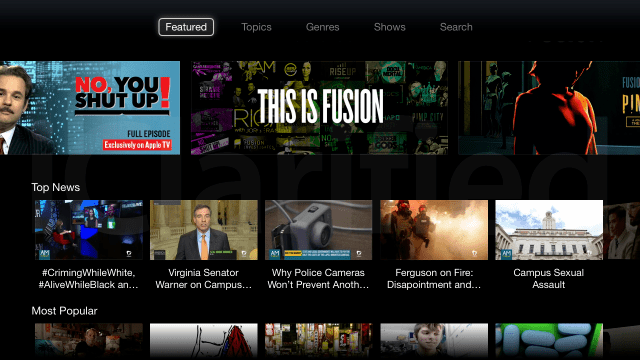 Apple Adds New UFC, Fusion, The Scene, and DailyMotion Channels to the Apple TV