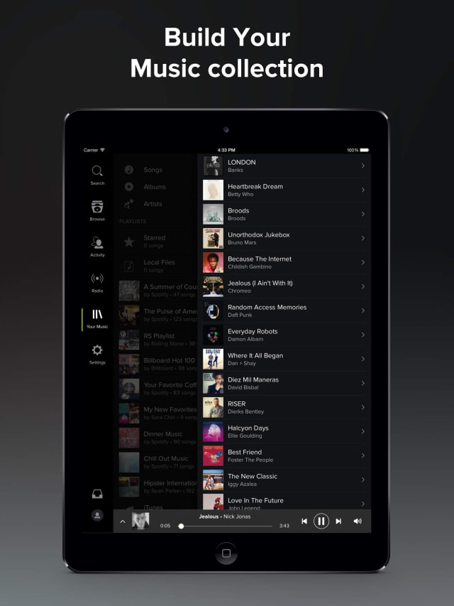 Spotify Music App Gets Optimized for the iPhone 6 Plus, Shows Top Tracks In Your Network