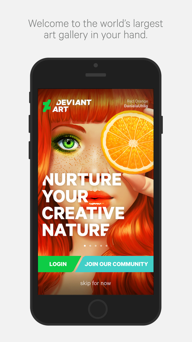 DeviantArt Gets an iPhone App