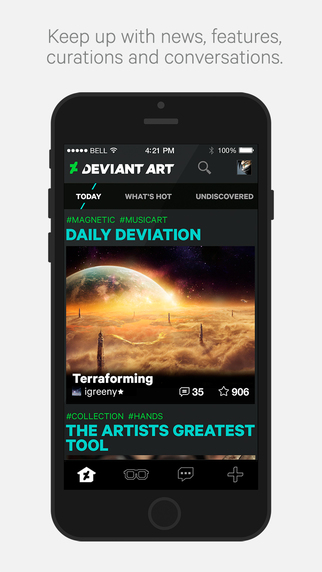 DeviantArt Gets an iPhone App