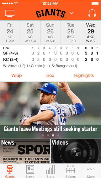 MLB.com At Bat App Gets Redesigned News Reader, Support for iPhone 6 and iPhone 6 Plus