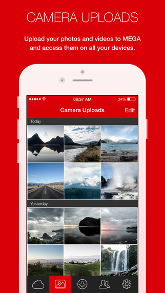 MEGA App Gets Ability to Upload Camera Videos and Sync Multiple Photo Albums, More