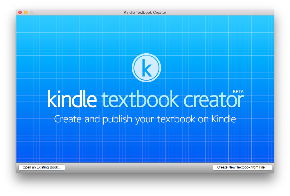 Amazon Launches Kindle Textbook Creator for Mac