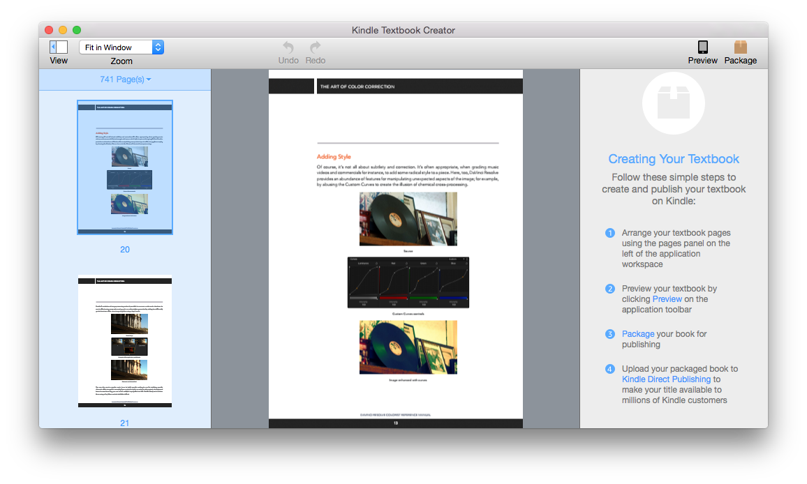 Amazon Launches Kindle Textbook Creator for Mac