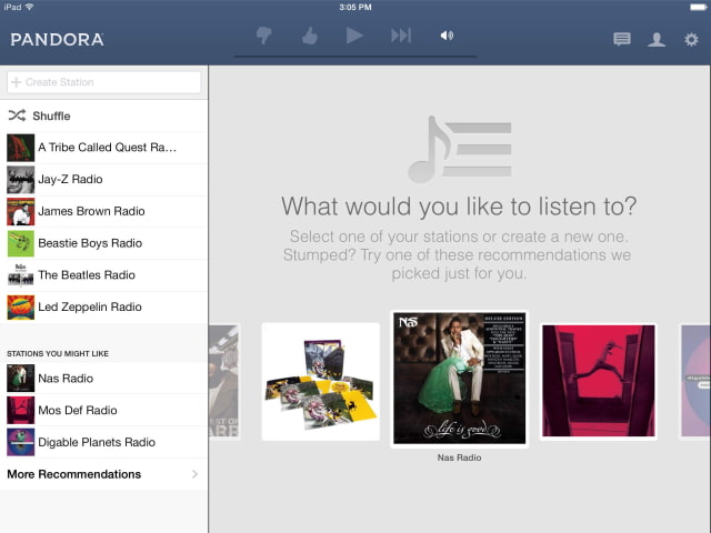 Pandora Radio App Gets a Redesign Featuring New Mini-Player, Revamped Feeds, More