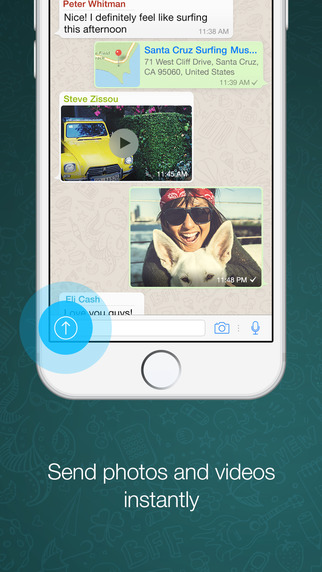 WhatsApp Messenger Gets Updated With Dynamic Type, Quick Camera Button