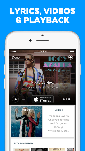 Shazam Gets Better Integration With Spotify and Rdio, Charts Tab, Auto Shazam, More