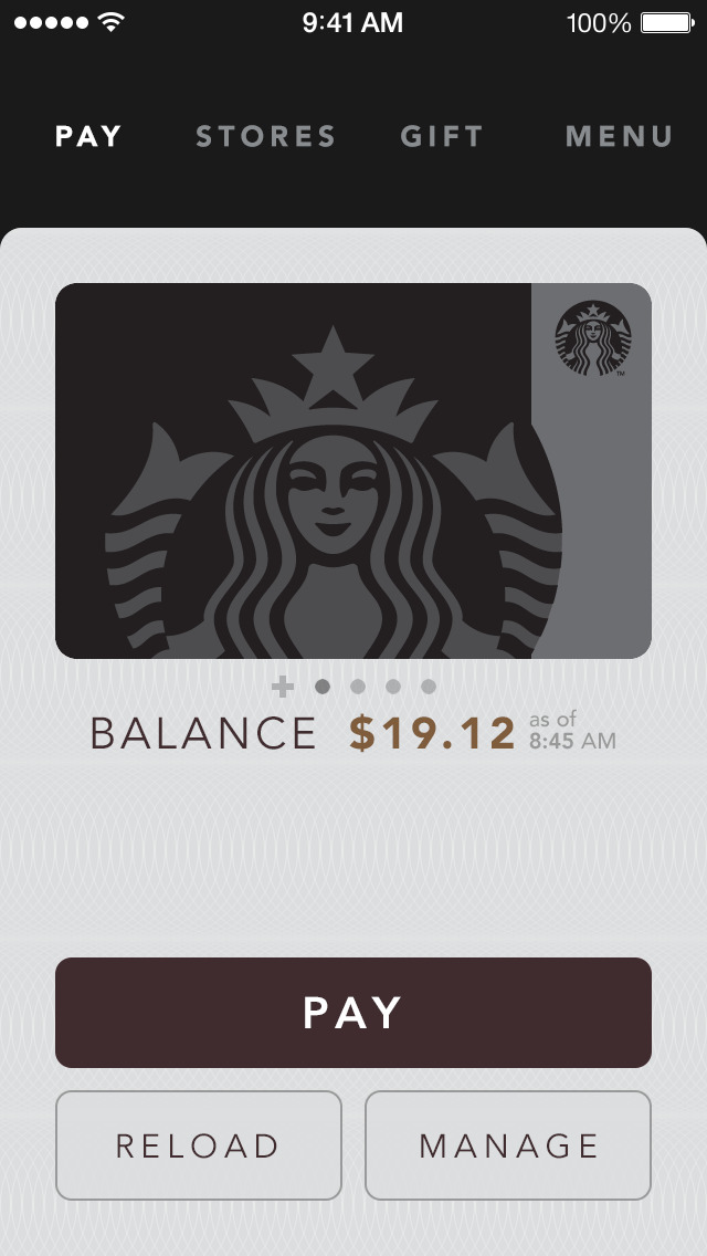 Starbucks App Now Lets You Reload Your Starbucks Card Using Apple Pay
