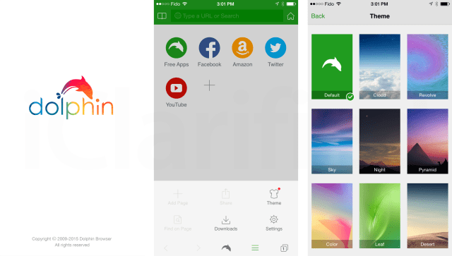 Dolphin Web Browser App Updated With Themes, 1Password, More