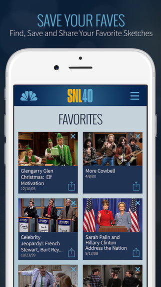 NBC Launches SNL App Featuring 40 Years of Sketches