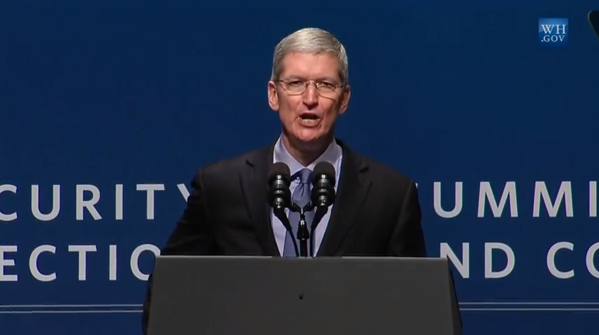 Watch Apple CEO Tim Cook Speak at the White House Summit on Cybersecurity [Video]
