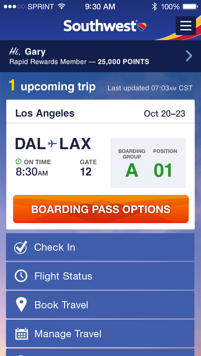 Southwest Airlines App Finally Gets Updated With Passbook Support
