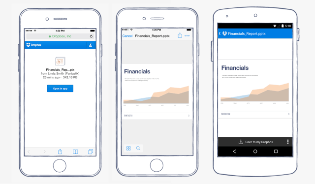 Dropbox&#039;s Shared Links Can Now Be Opened In the Dropbox App