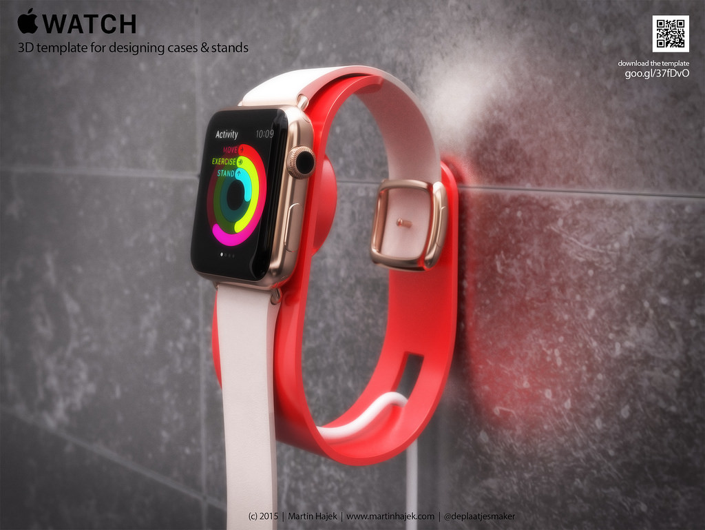 3D Template for Designing Your Own Apple Watch Case or Stand [Download]