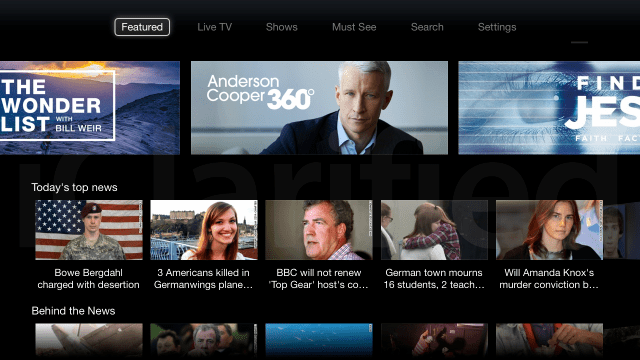 New CNNgo Channel Launches on the Apple TV
