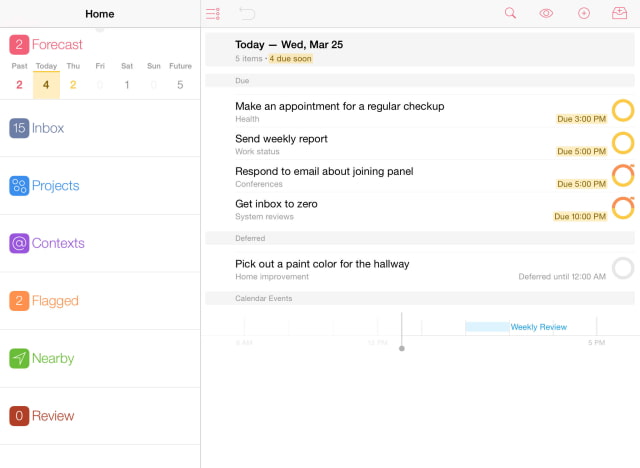 OmniFocus 2 is Now a Universal App With Many New Features