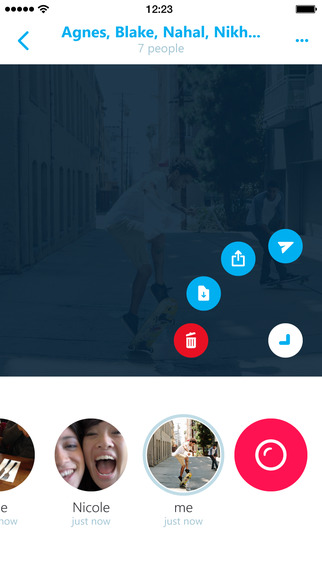 Skype Qik Group Video Messaging App Gets Live Effects
