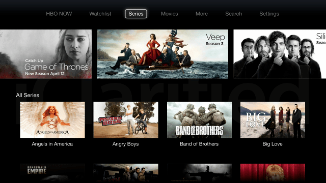 HBO NOW Launches on the Apple TV