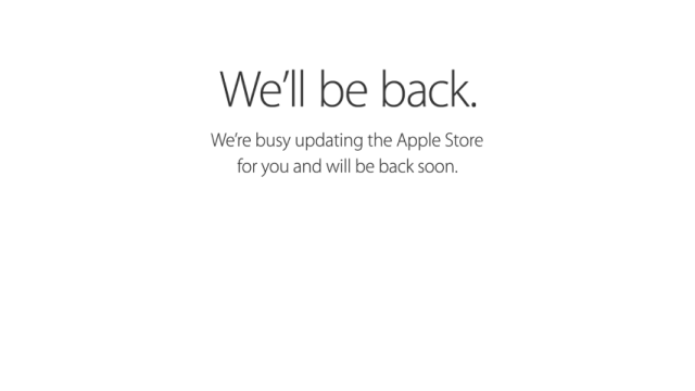 The Apple Store is Down Ahead of Apple Watch Pre-Orders
