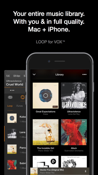 VOX Music Player Released for iPhone