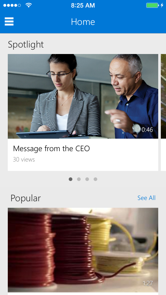 Microsoft Releases &#039;Office 365 Video&#039; App for iPhone