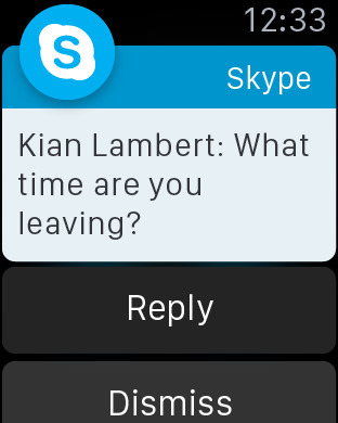 Skype App Released for Apple Watch