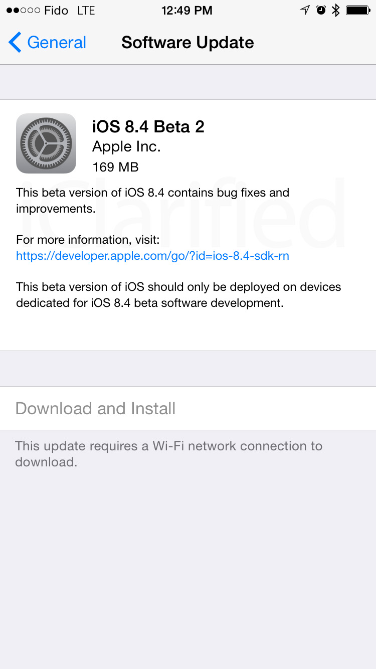 Apple Releases iOS 8.4 Beta 2 to Developers