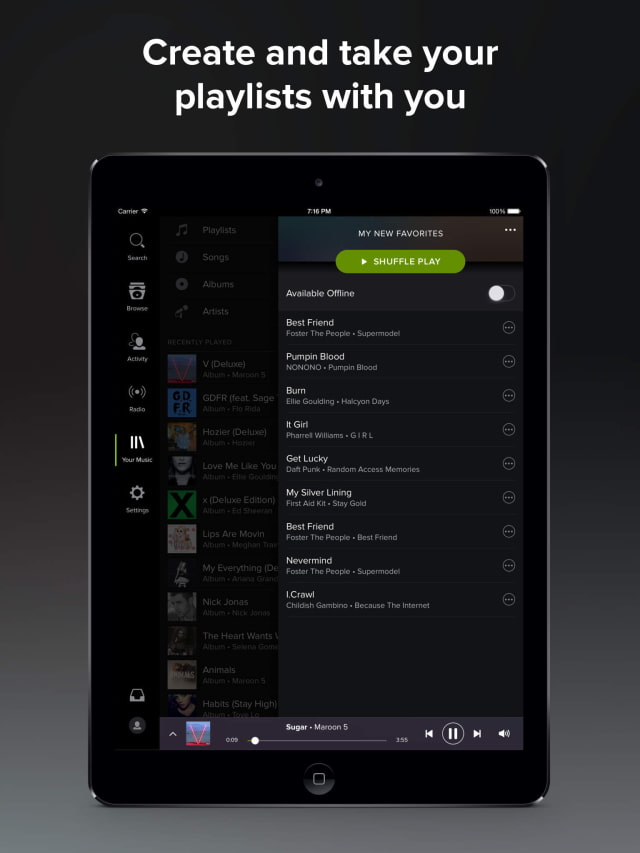 Spotify Music App Gets New Genre Experience for iPad