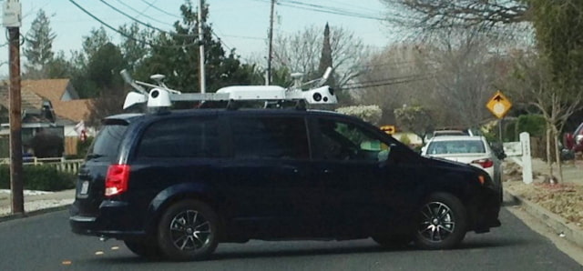 Mysterious Apple Vans Gathering Data for Maps, Images for 3D Street View Feature?