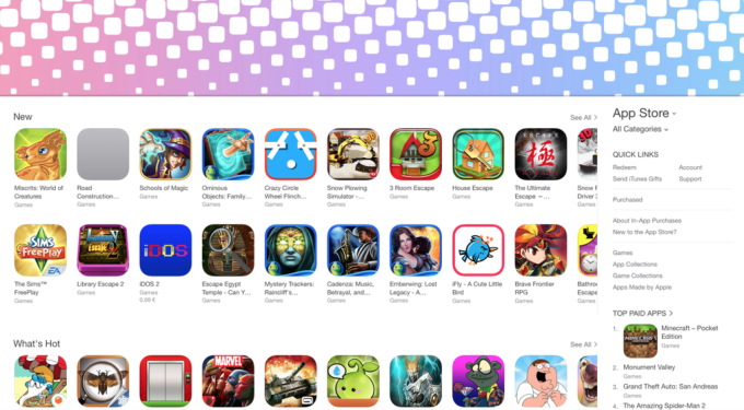 Apple Starts Curating the Games Section on the U.S. App Store